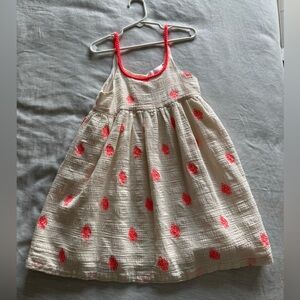 Indie (Australia Brand) Adorable White and Pink Kids Dress